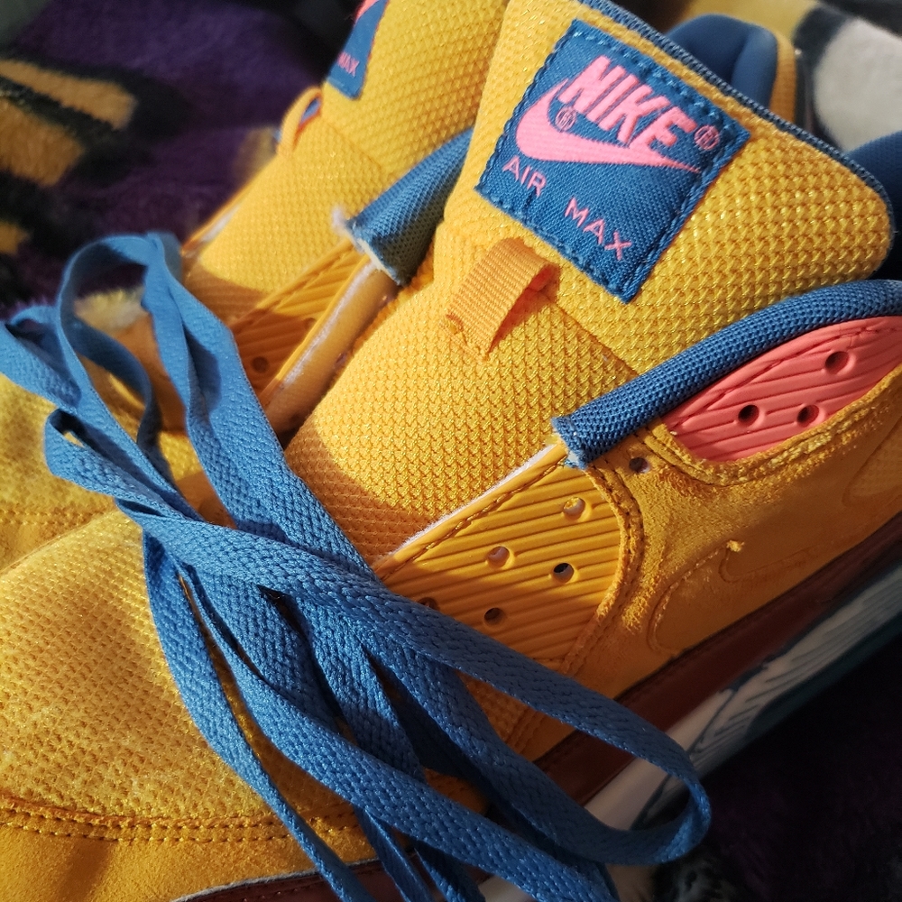 Nike Air max 90 cognac university gold